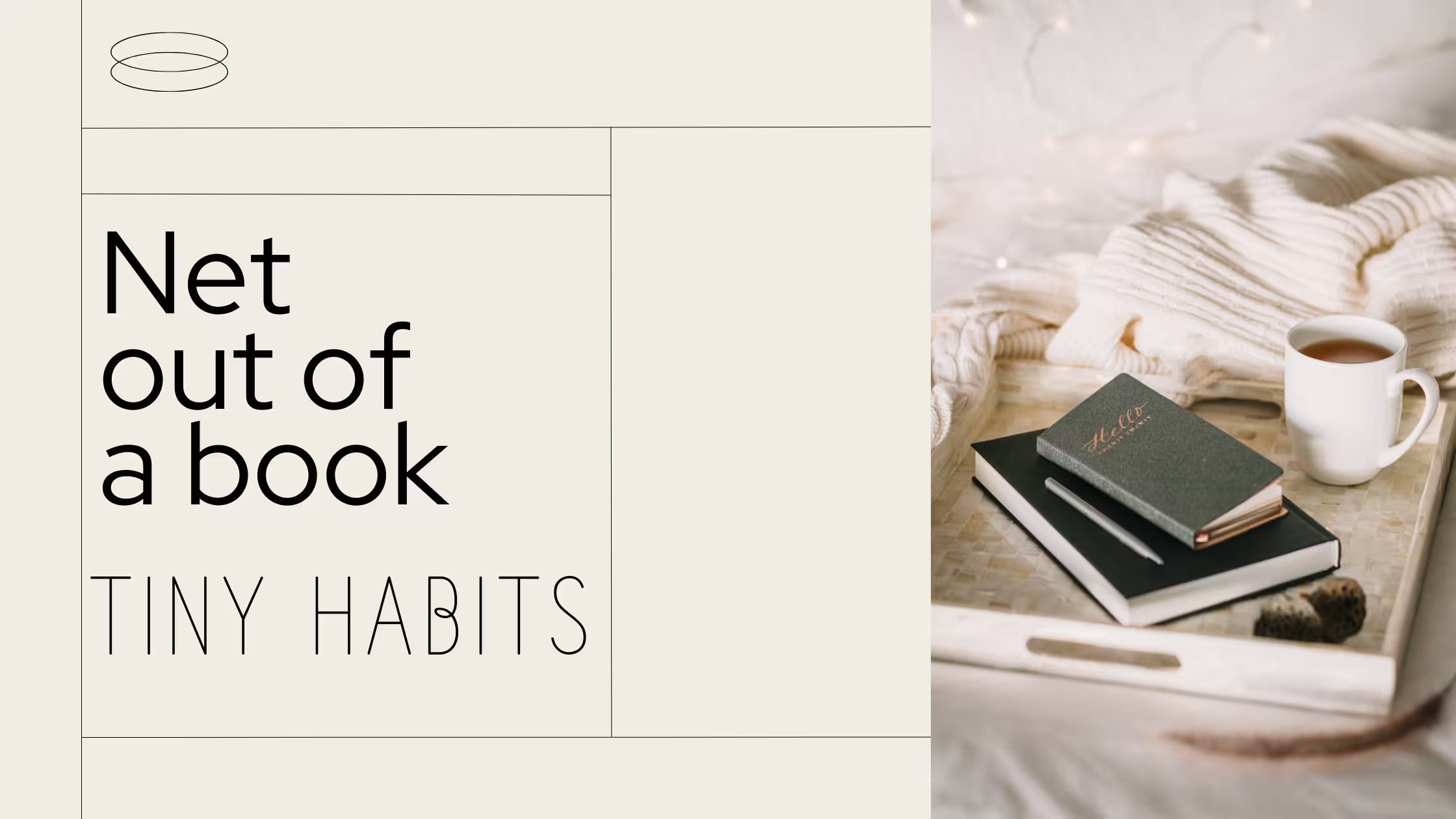 Net out of a book: Tiny Habits